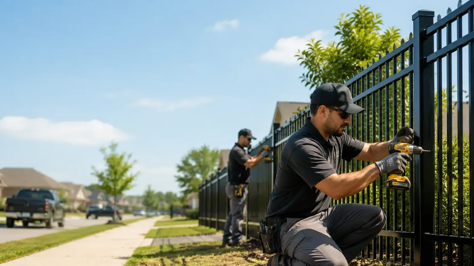 Metal Fence Installation in Round Rock, TX